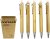 Bamboo Retractable Ballpoint Pen(12 pack),Black ink 1mm Sustainable Pens for Journaling Writing Office Supplies Eco Friendly Products Set Pens