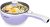 DEZIN Electric Hot Pot Upgraded, Non-Stick Sauté Pan, Rapid Noodles Cooker, 1.5L Mini Pot for Steak, Egg, Fried Rice, Ramen, Oatmeal, Soup with Power Adjustment, Purple (Egg Rack Included)