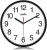 HIPPIH Black Wall Clock Silent Non Ticking Quality Quartz, 10 Inch Round Easy to Read for Home Office School Clock red Second Hand