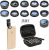 Phone Camera Lens 11 in 1 Phone Lens Kit, Fisheye Lens/Wide Angle Lens & Macro Lens/Zoom Lens+CPL/Flow/Radial/Star/Soft Filter Compatible for iPhone 12 11 Xs Pro 8 Plus iPad Samsung Most of Smartphone