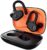 Skullcandy Push Active True Wireless In-Ear Bluetooth Earbud, Use with iPhone and Android with Charging Case and Mic, Great for Gym, Sports, and Gaming, IP55 Water and Dust Resistant – Orange/Black