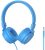 Yesmini Kids Headphones, Foldable, Adjustable Headband with 3.5mm Jack, Volume Limited Safe, Lightweight On-Ear Earphones for Children Boys Girls’ Cellphones Laptop Computer Mp3/4 (Blue)